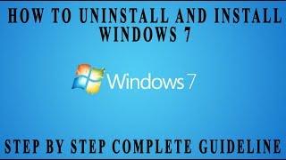 How to Install Windows 7 Full Tutorial HD In Urdu / Hindi (Nasir Tech)