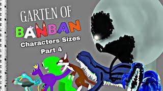 Garten of Banban 6 CHARACTER SIZES +VOICES DC2 Animation PART 4