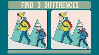 Hey, can you Find 3 differences #3 | choose fun| qui | attention games