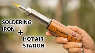 Making The Most Compact Hot Air Station Plus Soldering Iron