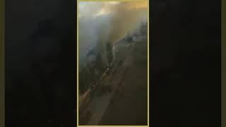Drone footage shows Mariupol residential buildings in ruins #Shorts
