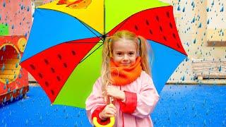 Anabella Show What To Wear In Wet Weather or Rain Raiun Go Away Song