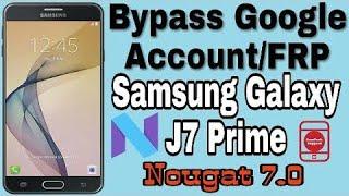 samsung j7 prime nougat 7.0 google account bypass frp unlock pattern unlock&hard reset