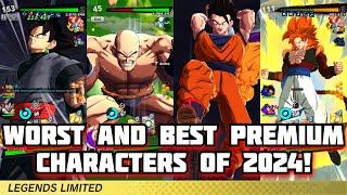 Worst and Best Premium Characters of 2024 In Dragon Ball Legends