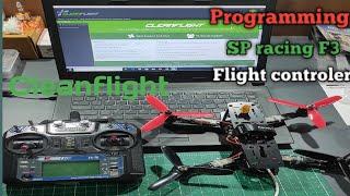 Sp racing f3 programming in cleanflight | fpv drone programming in cleanflight in 2023