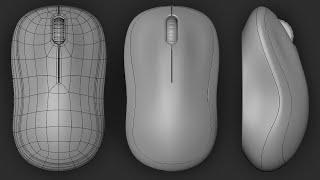 Industrial Design/Product Modeling #8 | Mouse | Cinema 4D Modeling Tutorial