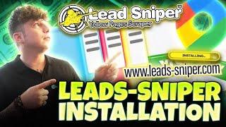 How To Install the Yellow Pages Scraper  Leads-Sniper Installation