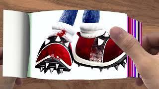 Sonic The Hedgehog Movie Choose Your Favourite Sonic Shoes Sonic EXE Amy Sonic vs Fleetway Sonic