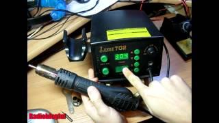 Overview of the soldering station Lukey 702