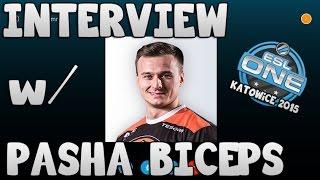 Great Interview w/ @PaszaBiceps | ESL One Katowice 2015