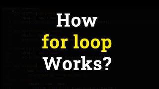 How For Loop Works ( C C++ Java C# language ) Tutorial for beginners