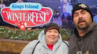 Opening Night of Winterfest 2024 in the freezing cold at Kings Island!