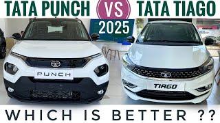 Tata Punch vs Tiago 2025 - Which is Better? | Tata Tiago vs Punch 2025 | Tata Punch 2025 Review