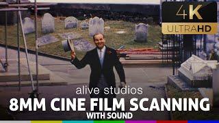 8mm Cine Film with sound stripe scanned in 5K (remastered in 2022)