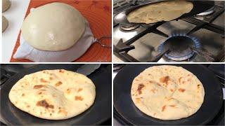 Tandoori Roti On Tawa - The Perfect No Knead Tandoori Roti without yeast & Tandoor