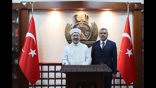 Diyanet İşleri Başkanı Erbaş, Rize Valiliğini ziyaret etti