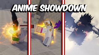 ANIME SHOWDOWN ALL CHARACTERS SHOWCASE/COMBOS