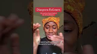 we need to create a diaspora Guild for the parents so that we can tackle the issues #africandignity