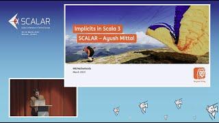 Ayush Mittal IMPLICITS IN SCALA 3 Scalar Conference 2023