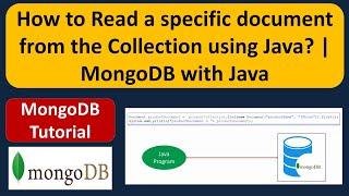 How to Read a specific document from the Collection using Java? | MongoDB with Java