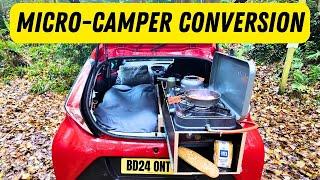 Micro-Camper Conversion of a Toyota Aygo (FULL BUILD)