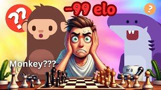 I Faced the -100 Elo ChessKids Bots!