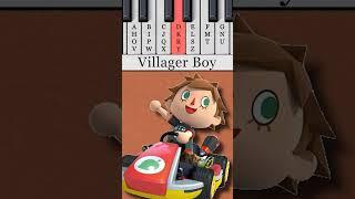 Villager Boy VS Inkling Boy | Which Jingle is better? #mariokart #piano #jingle