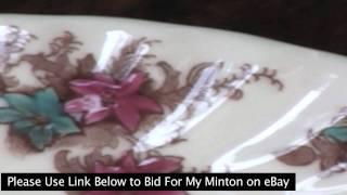 Rare Minton China Tea Set