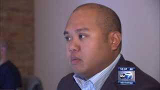 media monkeybiz's Edmund Cruz interviewed by WLS-TV ABC7 Chicago about Philippines Typhoon Haiyan