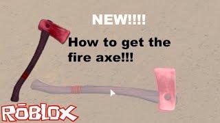 NEW!!! How to get the fire axe!!!!! [Lumber tycoon 2]