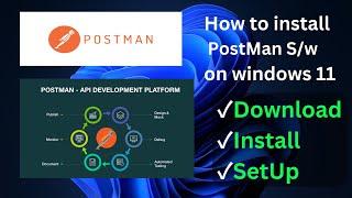 how to download and install postman in windows 10 or 11 | how to install postman #postman #install