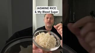 Jasmine rice and my blood sugar. #glucoselevels #bloodsugar #prediabetes #insulin #jasminerice