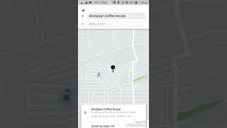 How to change Pick and Drop Location in UBER App