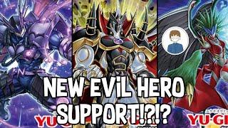 NEW EVIL HERO CARDS!?! SUPREME DARKNESS FIRST LOOK! Yu-Gi-Oh!