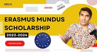 Erasmus Mundus masters scholarship in Europe 2023 | Complete info to apply