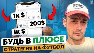 СТРАТЕГИЯ на футбол в Live тотал меньше БУДЬ В ПЛЮСЕ