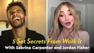 6 Set Secrets From Work It With Sabrina Carpenter and Jordan Fisher | POPSUGAR Pop Quiz