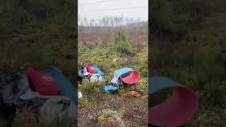 Второй день жизни в открытом поле возле танка...