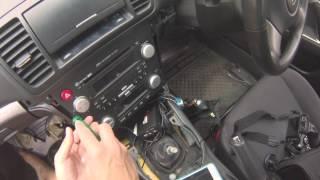 Remove Subaru Outback 2008 Stero Head Unit   Install GROM Bluetooth HD