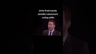 Story Chris Pratt insults Jennifer Lawrence's acting skills Celebrity Bizz