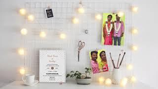 Dineshkumar & Sandhiya I SAVE THE DATE I SEN STUDIO