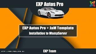 EXP Autos Pro Joomla vehicle component.Install Full Pack + JaM Template to WampServer.