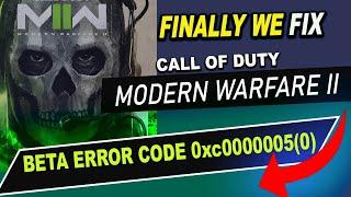 Modern Warfare 2 beta error code #0xc0000005(0) | #Cod mw2 error code || by borntoplaygames