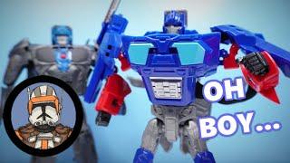 I finally got those transforming masks.. at least one of them's good! Optimus Prime Primal role play