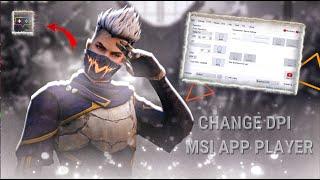 How To Change DPI In Msi App Player | BS Tweaker ️