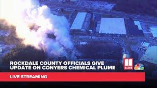 LIVE | Rockdale County officials to give update on Conyers chemical plume