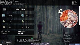 [osu!] Cres - End Time FC