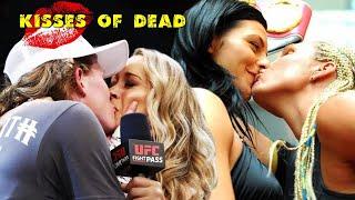 Craziest & Funniest Unexpected Kisses  in Women's MMA & BOXING #2