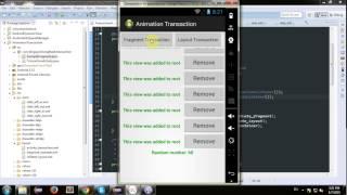 Fragment Transaction/Layout Transaction in Android