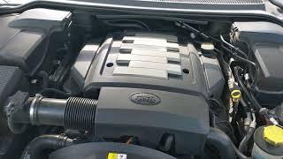 Land Rover engine sound of 2009 Range Rover Sport Hse SALSF25499A215021